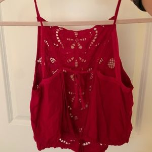 Free People Embroidered Top